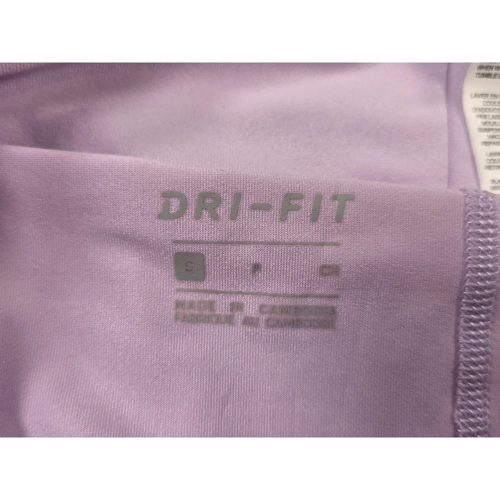 Nike Court Victory Pleated Tennis Skirt Lavender Purple Black Trim Small Skort